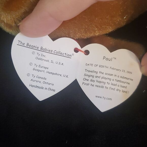 Vintage 1999 Ty Beanie Baby PAUL the Walrus - Picture 6 of 8